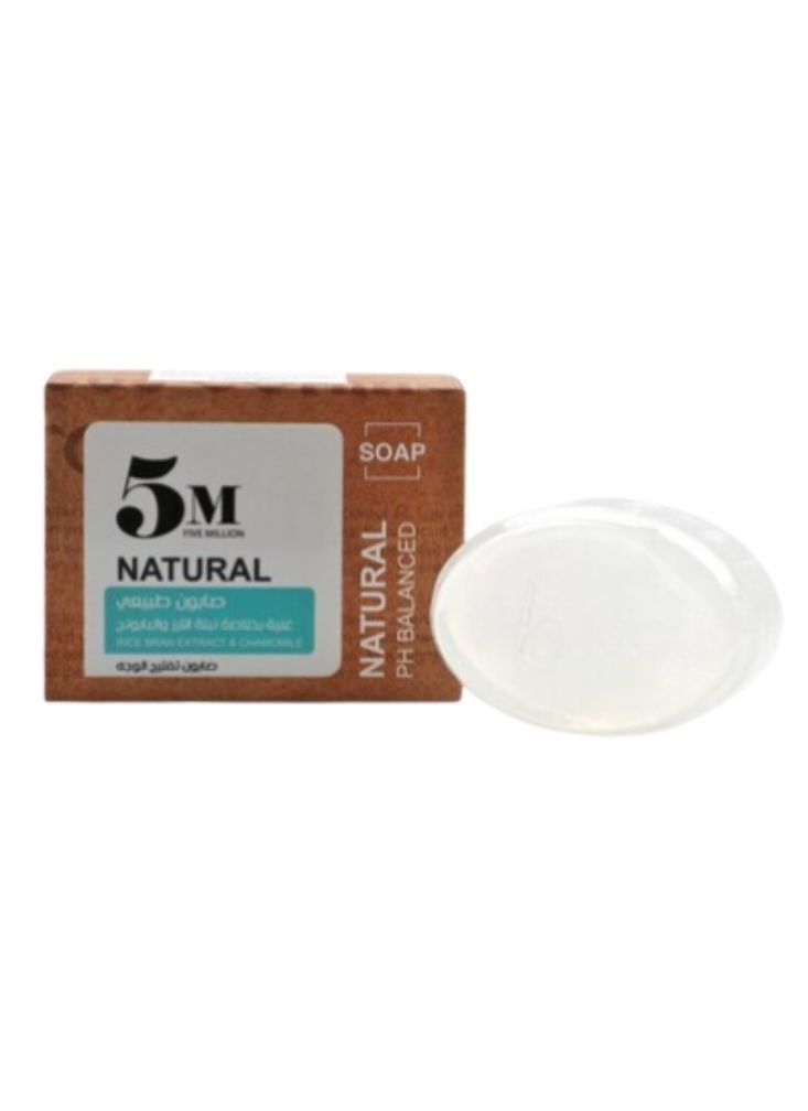 5 MILLION 5M Natural Rice Bran & Chamomile Soap for Soft & Calm Skin - Image 2